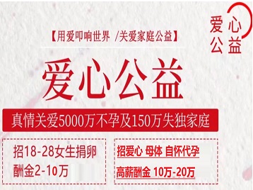 宽甸捐卵助孕生子 爱心志愿者招募